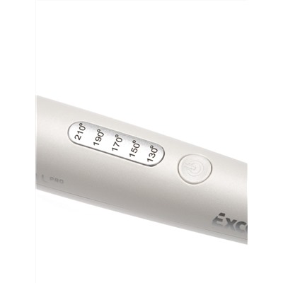 Dewal Плойка для волос с терморегулятором / Exception 03-1625Т, 25 мм, белый, 48 Вт