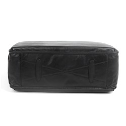 Дорожная сумка, кожа, MIRONPAN  23307 Черный