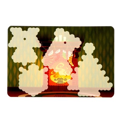 УЦЕНКА Аквамозаика с декорациями «Новогодняя ёлка», 4 фигурки