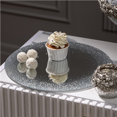 БЛЮДО СЕРВИРОВОЧНОЕ "SILVER MIRROR" 30 СМ