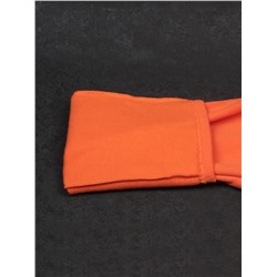 M047 ORANGE Брюки спортивные женские на флисе (100% хлопок) 7986