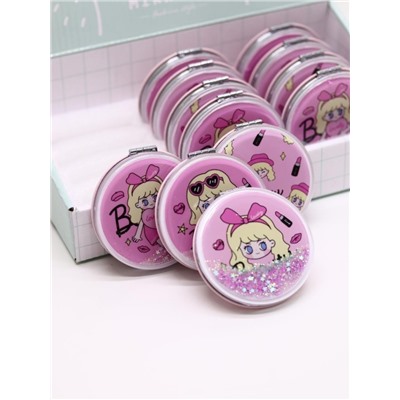 Набор зеркал «Beautiful girl» шоу-бокс 12 шт. (4 цвета)