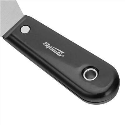 Шпательная лопатка стальная, 75 мм, полированная, пластмассовая ручка Sparta