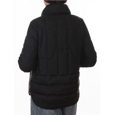 24-31 BLACK Куртка пуховая облегченная женская (утиный пух)