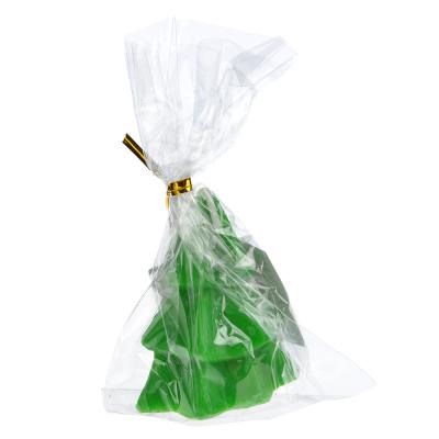 СНОУ БУМ Свеча в виде елки в подарочной упаковке, 6,5см, парафин, 4 дизайна