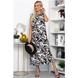 Платье Санти (серо-коричневое) П13910-29М