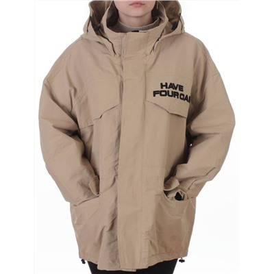 3094 BEIGE Куртка демисезонная женская (100 гр. холлофайбер)
