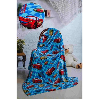 Декоративная подушка из велсофта Тачки