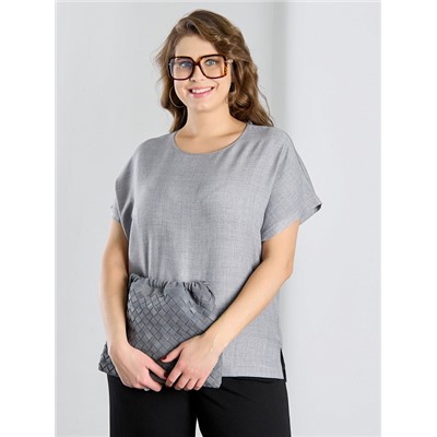 Женская блузка "Женский каприз-3" / серый