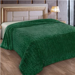 Плед Косичка 150х205см, велсофт 250г/м, пэ100%