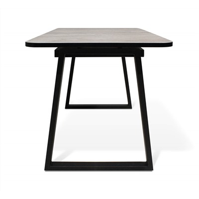 Стол раздвижной SHT-T40/130-160
                        дуб аляска / черный