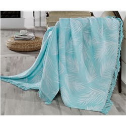 Накидка на Диван 170x220 см. 100% Хлопок Keten Palmiye SuYeşili