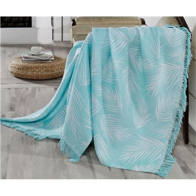 Накидка на Диван 170x220 см. 100% Хлопок Keten Palmiye SuYeşili