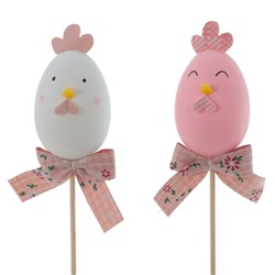 GAEM Изделие декоративное (вставка) "Яйцо пасхальное" (блок 12 шт) (4*11), L3,5 W4 H26 см, 2в.