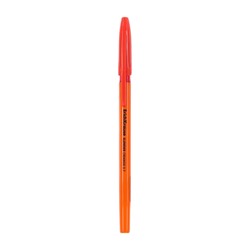 Ручка шариковая ErichKrause Slender Stick Orange, Super Glide, 0.7 мм, красная