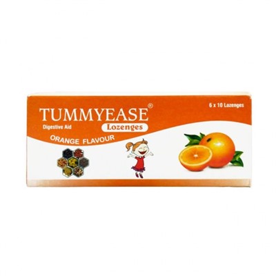 Леденцы с Апельсиновым вкусом (60 шт), Tummyease Lozenges Orange Flavour, произв. Cadila Pharmaceuticals