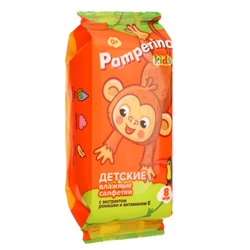Влажные салфетки Pamperino Kids детские с ромашкой и витамином Е mix, 8 шт.