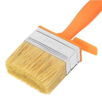 Кисть-ракля, 30х70 мм, натуральная щетина, пластмассовый корпус, пластмассовая ручка Sparta