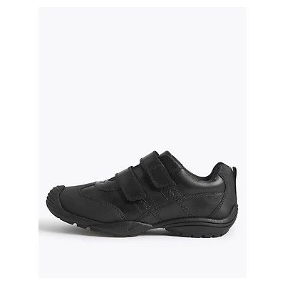 Kids’ Leather Toe Bumper School Shoes (13 Small - 10 Large)