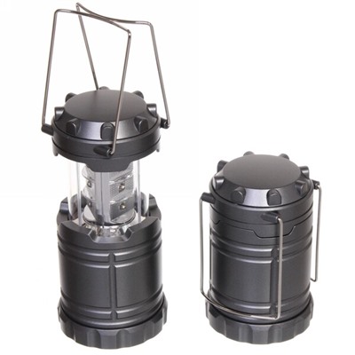 Фонарь туристический раздвижной 1LED 1W, 10,5*7 см 3хAAA
