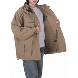 3101 DK. BEIGE Куртка демисезонная женская (100 гр. холлофайбер)