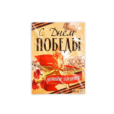Плакат "С Днем Победы" 30х40см   10785264