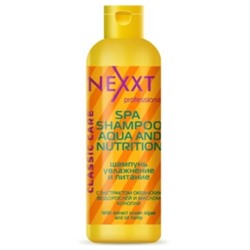 Шампунь NEXXT Professional увлажнение и питание (NEXXT SPA Aqua and Nutrition Shampoo),250 мл