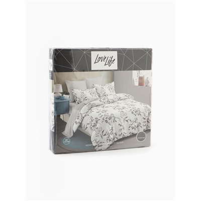 КПБ 1,5сп LoveLife Нежность 150*225см, 150*225см, 50*70см-1шт, 75гр/м2, микрофибра