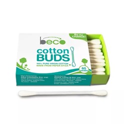 Ватные палочки (30 шт), Cotton Buds, произв. Beco