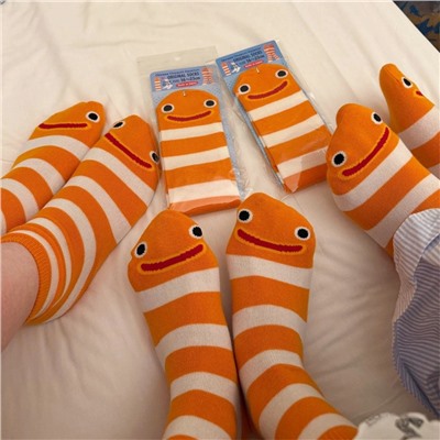 Brand cartoon summer knee socks, mid-length, internet celebrity