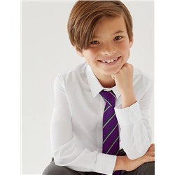 Boys' 2pk Slim Fit Stretch School Shirts (2-16 Yrs)