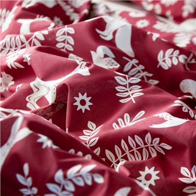 Постельное бельё "Этель" евро Christmas time 200х217 см, 220х240 см, 70х70 см - 2 штуки