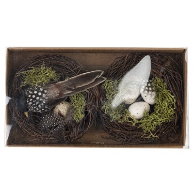 GAEM Набор из 2-х изделий декоративных "Пасхальная композиция" (3*4), L19,5 W12 H5 см