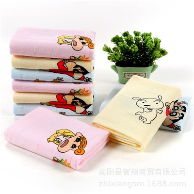 Double-layer gauze crayons, children's sweat towel, wholesale