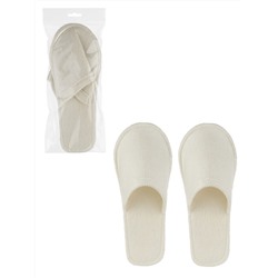 Тапки для бани и сауны, войлок белый