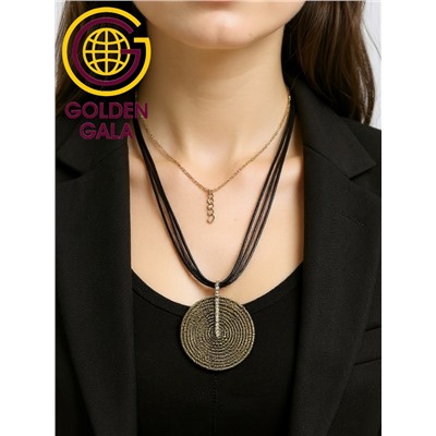 Кулон на кожаном шнурке "Женская грация" Арт КШ2130/07