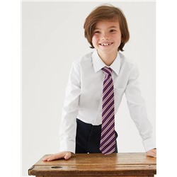 2pk Boys' Cotton Regular Fit School Shirts (2-18 Yrs)