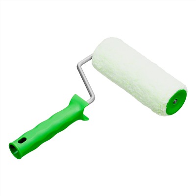 Валик "Работы с древесиной", 180 мм, ворс 12 мм, D 48 мм, D ручки 8 мм, микроволокно Сибртех