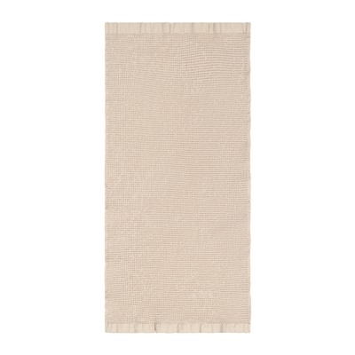 Полотенце для рук из умягченной вафли кремового цвета из коллекции Essential, 50x90 см