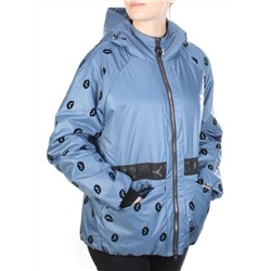 ZW-2166-C BLUE Куртка демисезонная женская BLACK LEOPARD (100 гр.синтепон)