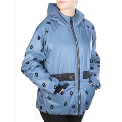 ZW-2166-C BLUE Куртка демисезонная женская BLACK LEOPARD (100 гр.синтепон)