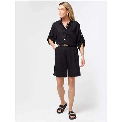 Шорты изо льна с вискозой