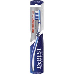 Зубная щётка Dr.Best Premium mittel, премиум, средней жёсткости, 1 шт.