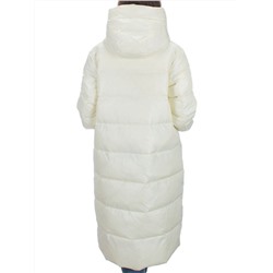 H-2208 WHITE Пальто зимнее женское (200 гр .холлофайбер)
