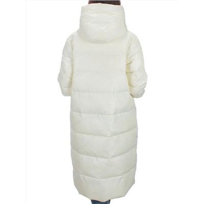 H-2208 WHITE Пальто зимнее женское (200 гр .холлофайбер)