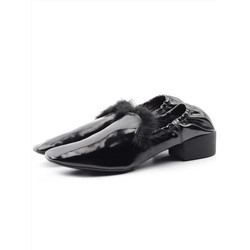 03-N18120S-2 BLACK LAC Туфли женские (натуральная кожа)