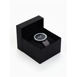 Коробочка подарочная для часов, 9×8.5×5 см, вставка чёрная, чёрная