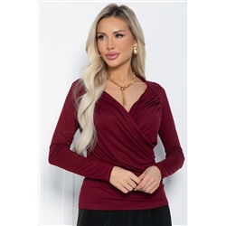 Лонгслив Нежное прикосновение (бордовый) Б12514-7
