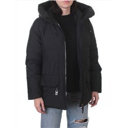 M-M05 BLACK Куртка зимняя женская (150 гр. холлофайбер)