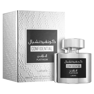 Lattafa Confidential Platinum For Men edp 100 ml